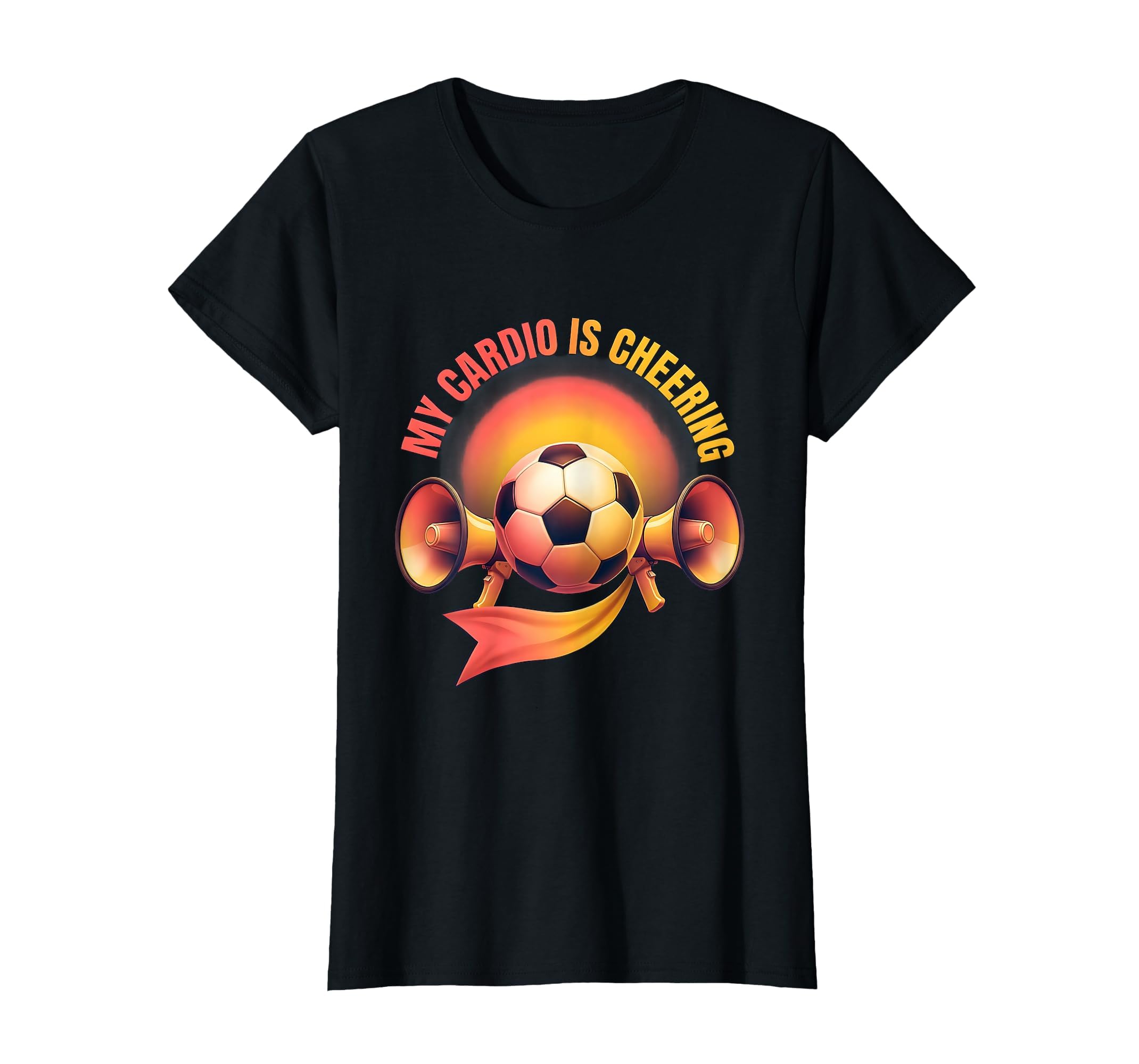 My Cardio Is Cheering Soccer Mom T-Shirt - Graphic Print Unisex - T-Shirt, Sweatshirt, Hoodie