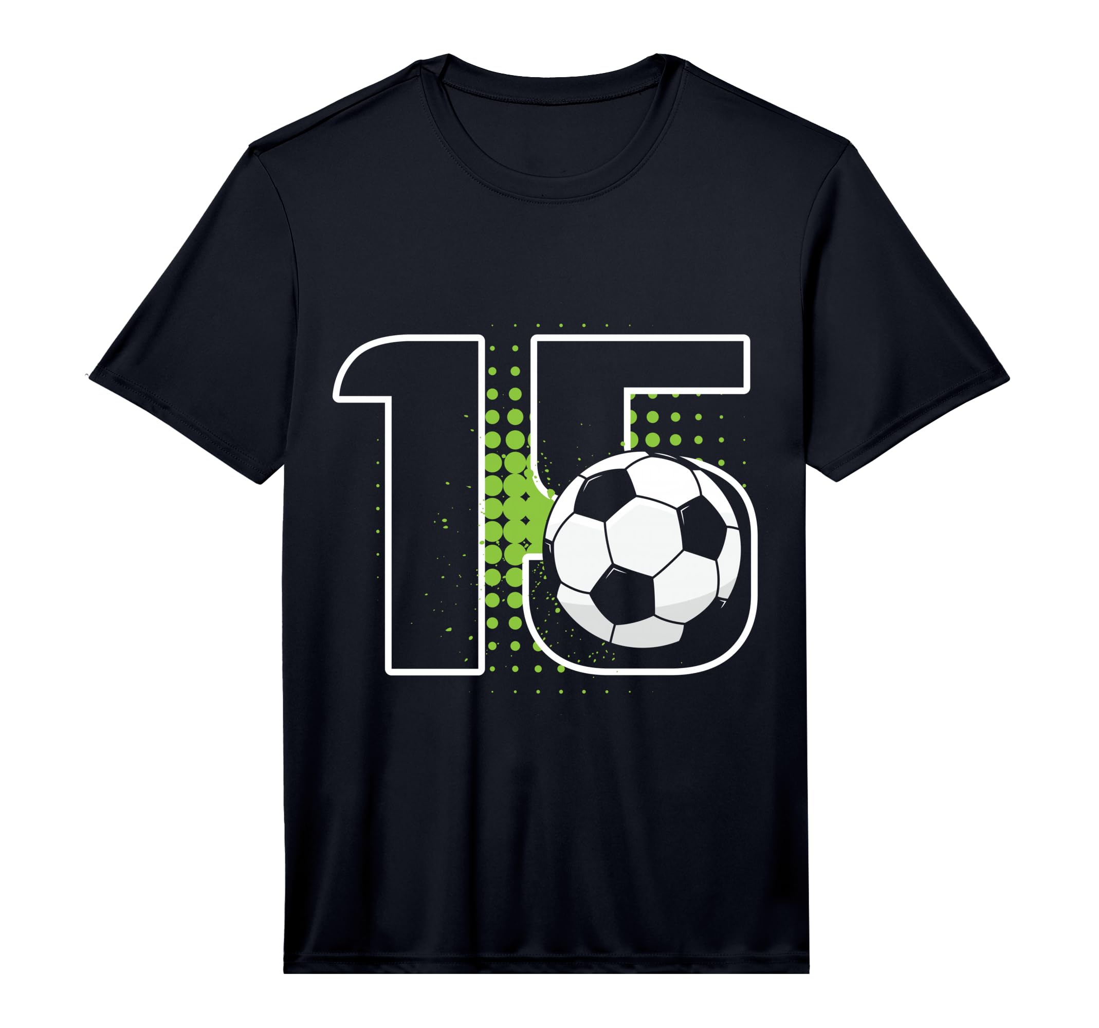 Mens 15Th Birthday Soccer Player T-Shirt - Custom Art Print for Adults - T-Shirt, Sweatshirt, Hoodie