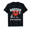 Heart Dab Valentines Day Soccer Player T-Shirt - Graphic Print for Adults - T-Shirt, Sweatshirt, Hoodie