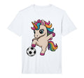 Unicorn Soccer Just Who Loves T-Shirt - Casual Everyday Wear for Adults - T-Shirt, Sweatshirt, Hoodie