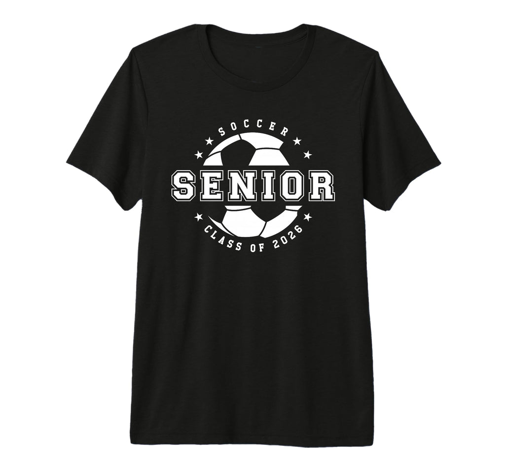 Soccer Player Senior Year Class T-Shirt - Fun Novelty Design for Adults - T-Shirt, Sweatshirt, Hoodie