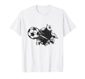 Funny Soccer Ball Soccer Player T-Shirt - Streetwear Style for Adults - T-Shirt, Sweatshirt, Hoodie