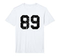 Sports Team Distressed Black Number 89 T-Shirt - Trendy Graphic for Adults - T-Shirt, Sweatshirt, Hoodie