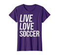 Live Love Soccer T-Shirt - Graphic Print for Adults - T-Shirt, Sweatshirt, Hoodie