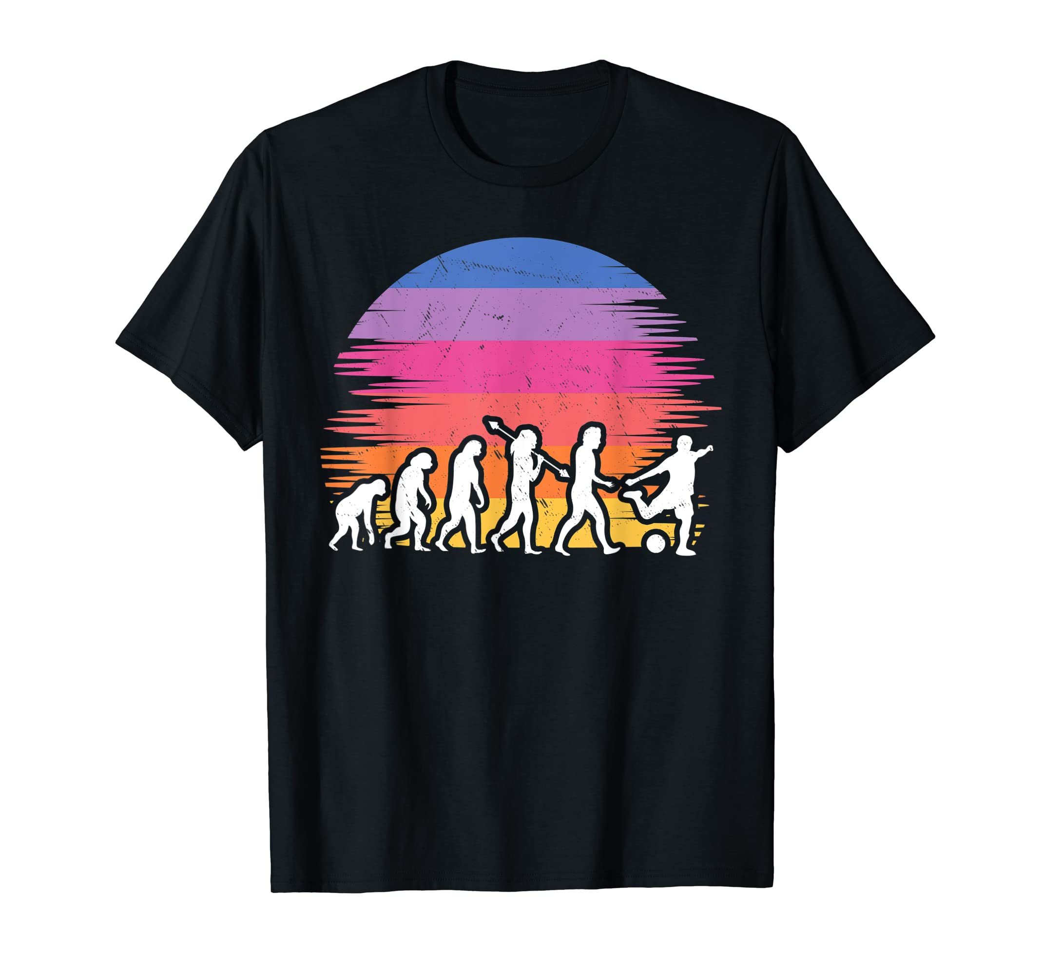 Soccer Evolution Soccer Player T-Shirt - Custom Art Print Men Women - T-Shirt, Sweatshirt, Hoodie