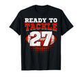 Football 27Th Birthday Player Tackle T-Shirt - Custom Art Print Unisex - T-Shirt, Sweatshirt, Hoodie