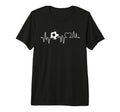 Soccer Heartbeat Soccer Ball T-Shirt - Aesthetic Graphic Men Women - T-Shirt, Sweatshirt, Hoodie