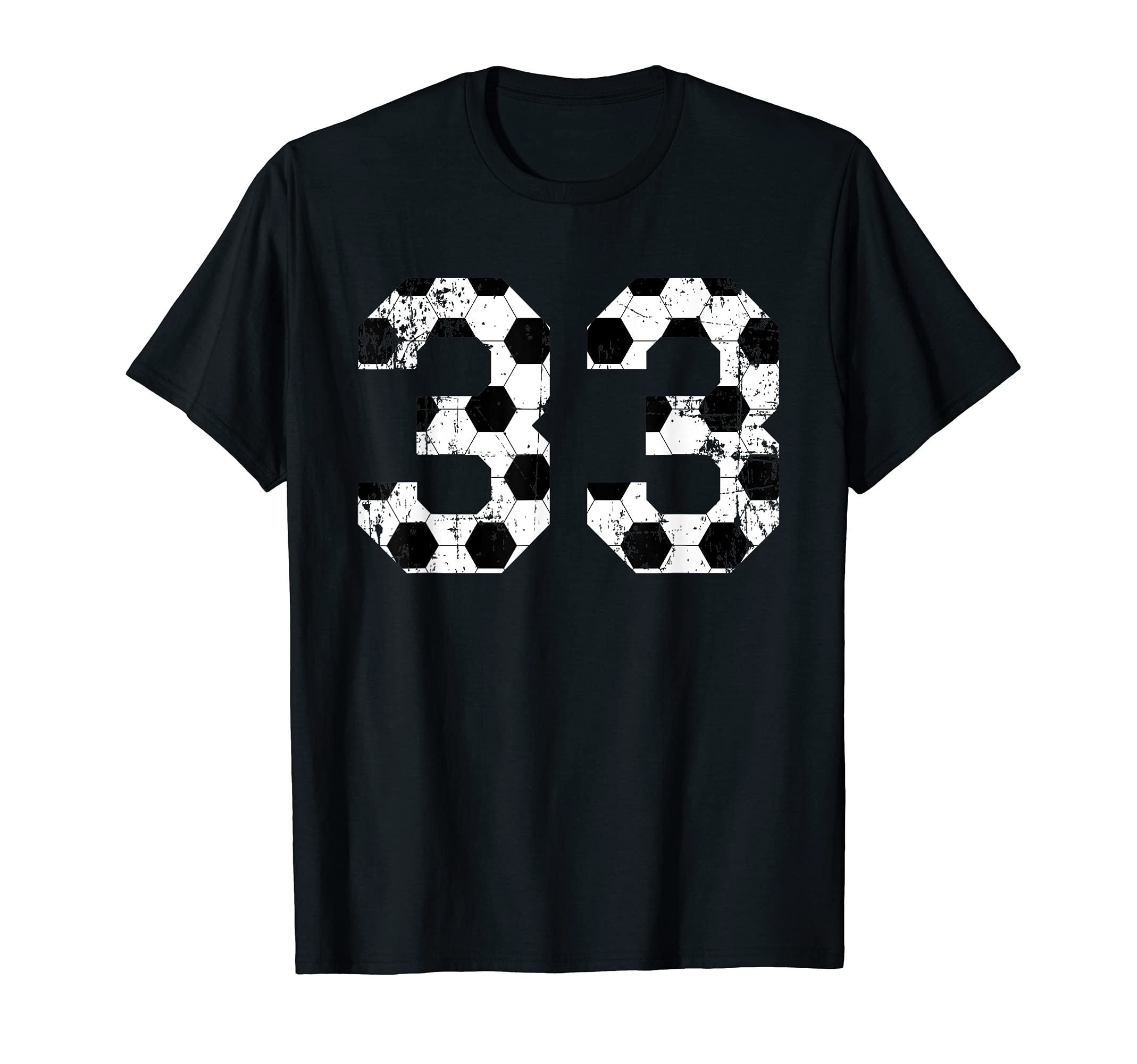 Soccer 33 Jersey Number T-Shirt - Aesthetic Graphic Men Women - T-Shirt, Sweatshirt, Hoodie
