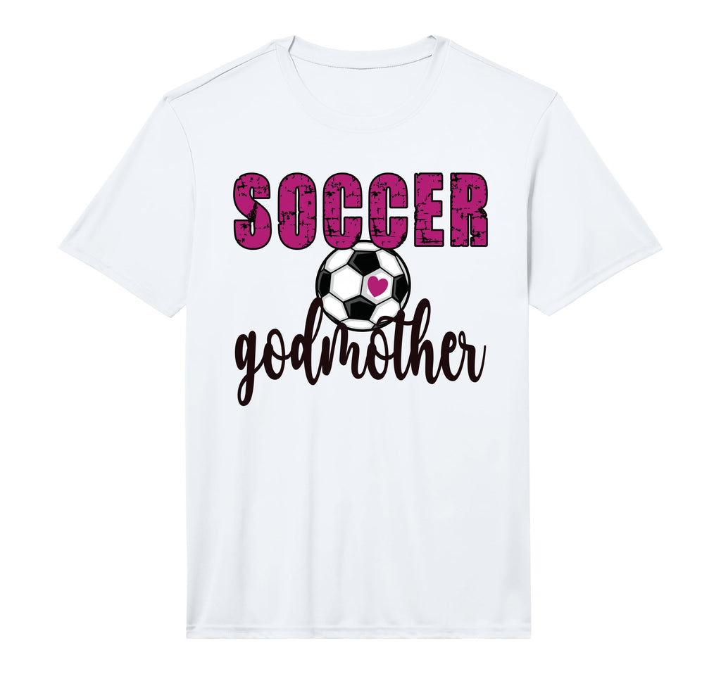 Mens Soccer Godmother Proud Soccer T-Shirt - Graphic Print Men Women - T-Shirt, Sweatshirt, Hoodie