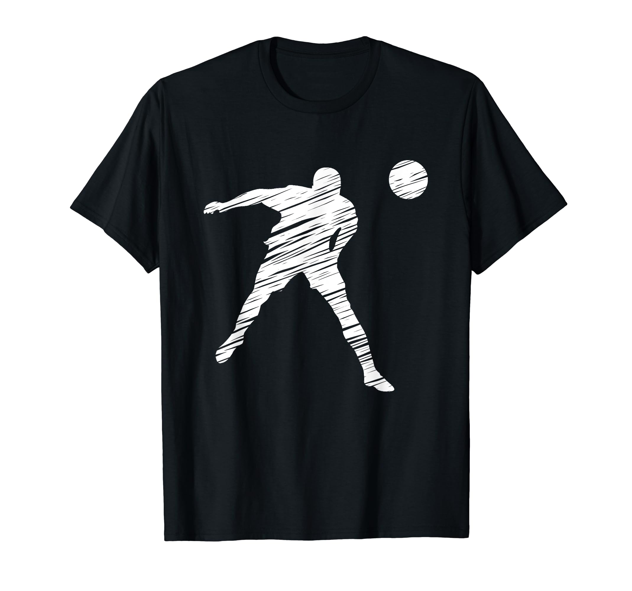 Soccer Player And Soccer Fan Motif T-Shirt - Unique Graphic for Adults - T-Shirt, Sweatshirt, Hoodie