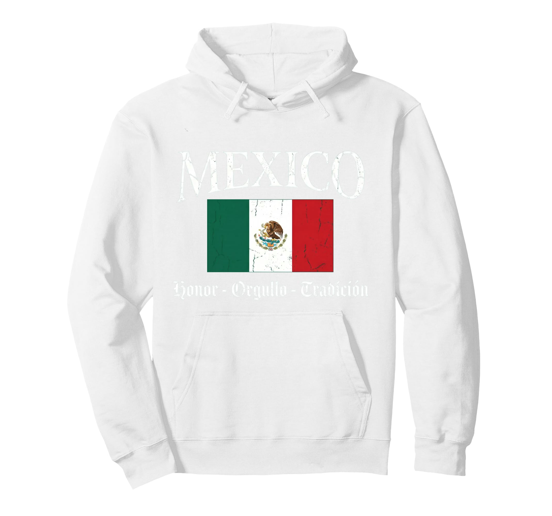 Mexico Flag Mexican Hispanic Pride Hoodie - Aesthetic Graphic Unisex - T-Shirt, Sweatshirt, Hoodie