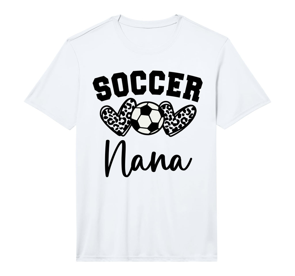 Soccer Nana Matching Family Soccer T-Shirt - Minimalist Print for Adults - T-Shirt, Sweatshirt, Hoodie