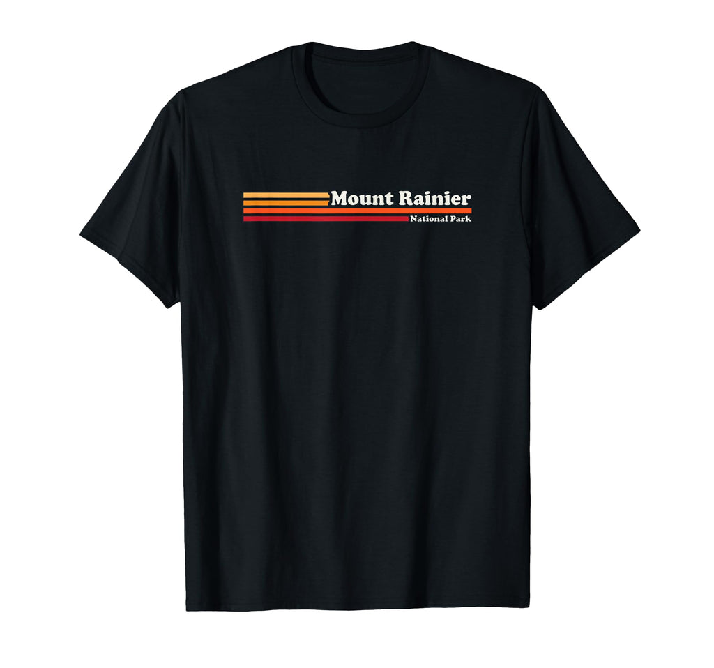 1980S Mount Rainier National Park T-Shirt - Graphic Print Men Women - T-Shirt, Sweatshirt, Hoodie
