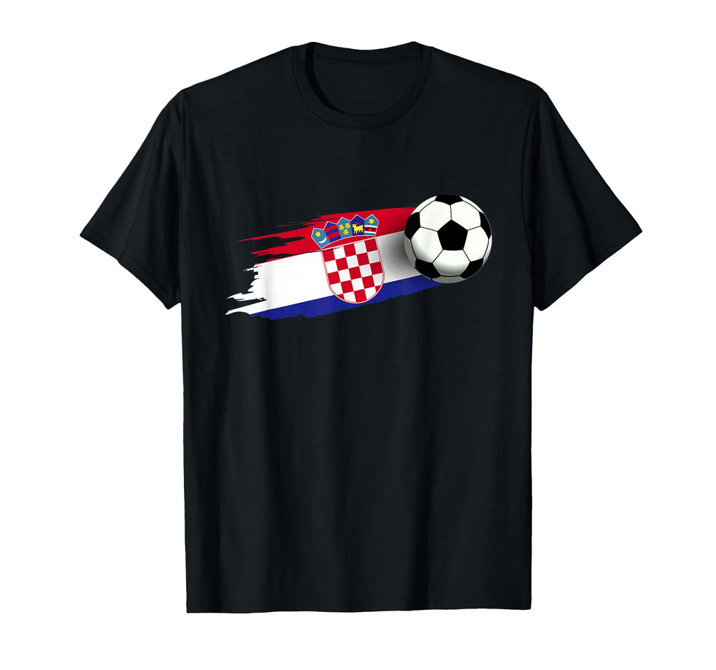 Croatia Flag Croatian Soccer Flag T-Shirt - Minimalist Print for Adults - T-Shirt, Sweatshirt, Hoodie