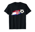 Croatia Flag Croatian Soccer Flag T-Shirt - Minimalist Print for Adults - T-Shirt, Sweatshirt, Hoodie