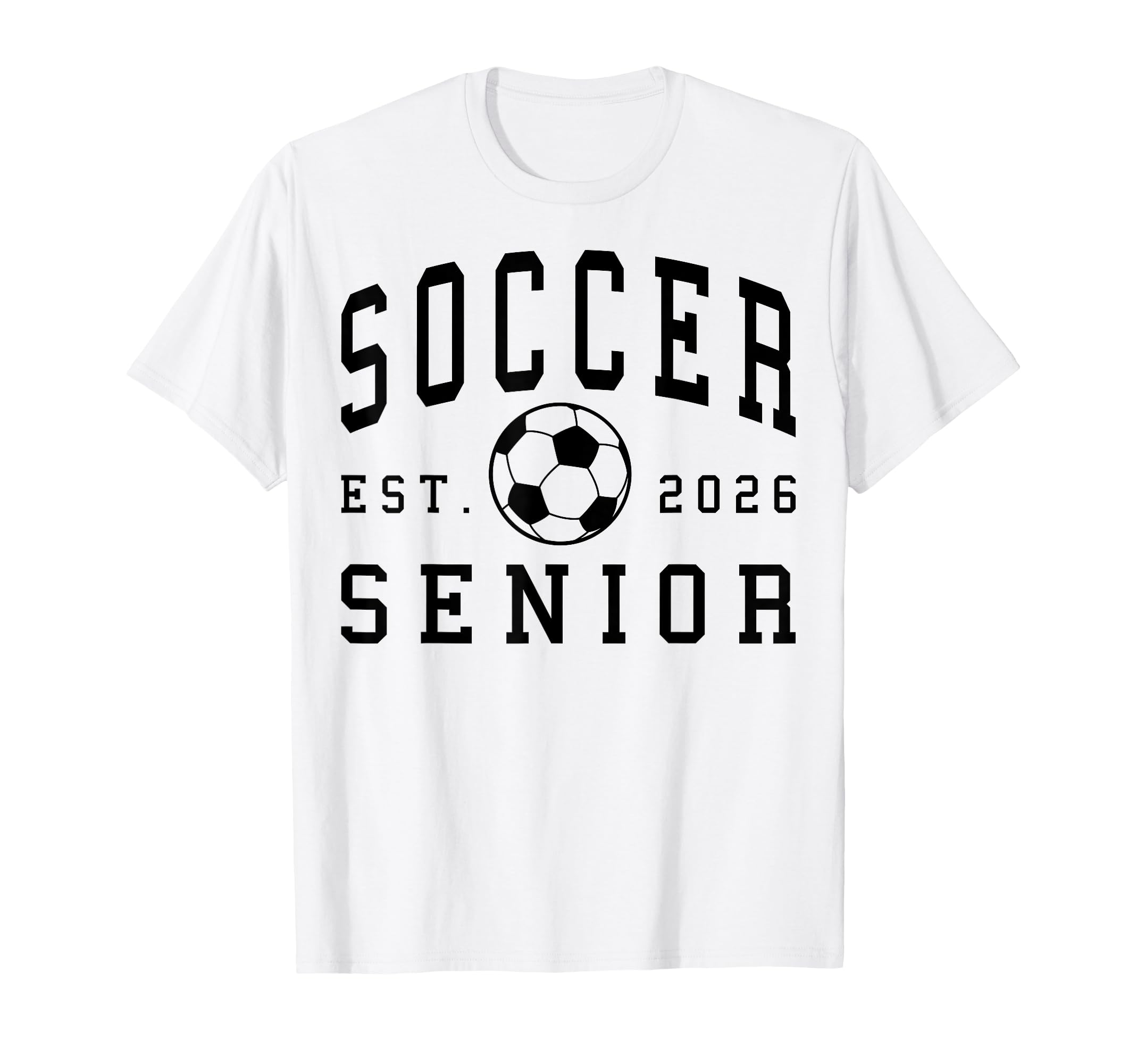 Soccer Senior Night Soccer Senior 2026 T-Shirt - Custom Art Print Unisex - T-Shirt, Sweatshirt, Hoodie