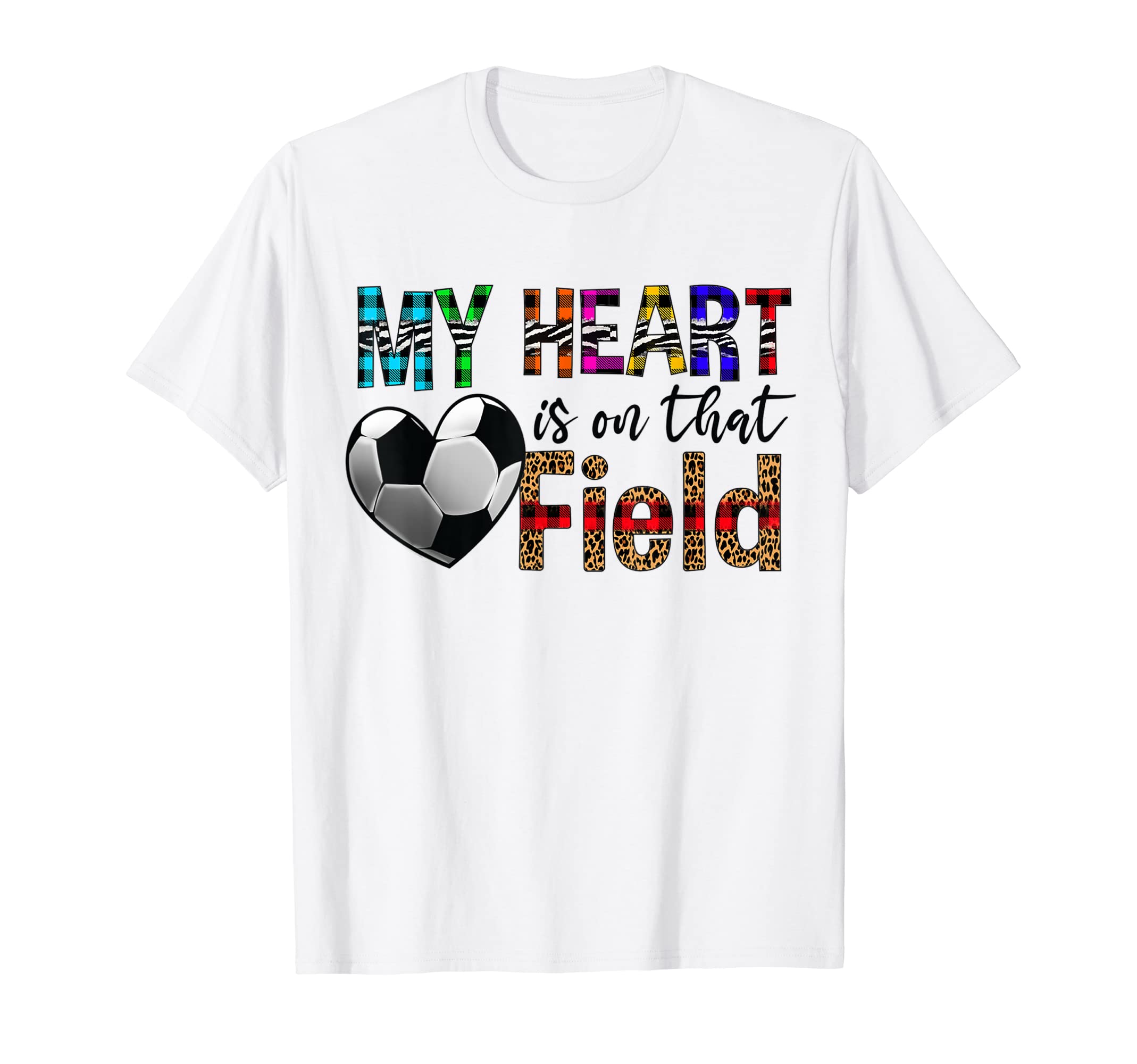 Soccer Sports Heart Is That Field T-Shirt - Aesthetic Graphic for Adults - T-Shirt, Sweatshirt, Hoodie
