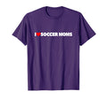 I Love Soccer Moms Hoodie - Minimalist Print for Adults - T-Shirt, Sweatshirt, Hoodie
