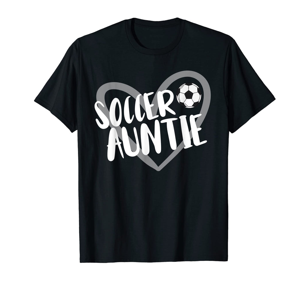 Soccer Auntie Heart T-Shirt - Fun Novelty Design Unisex - T-Shirt, Sweatshirt, Hoodie