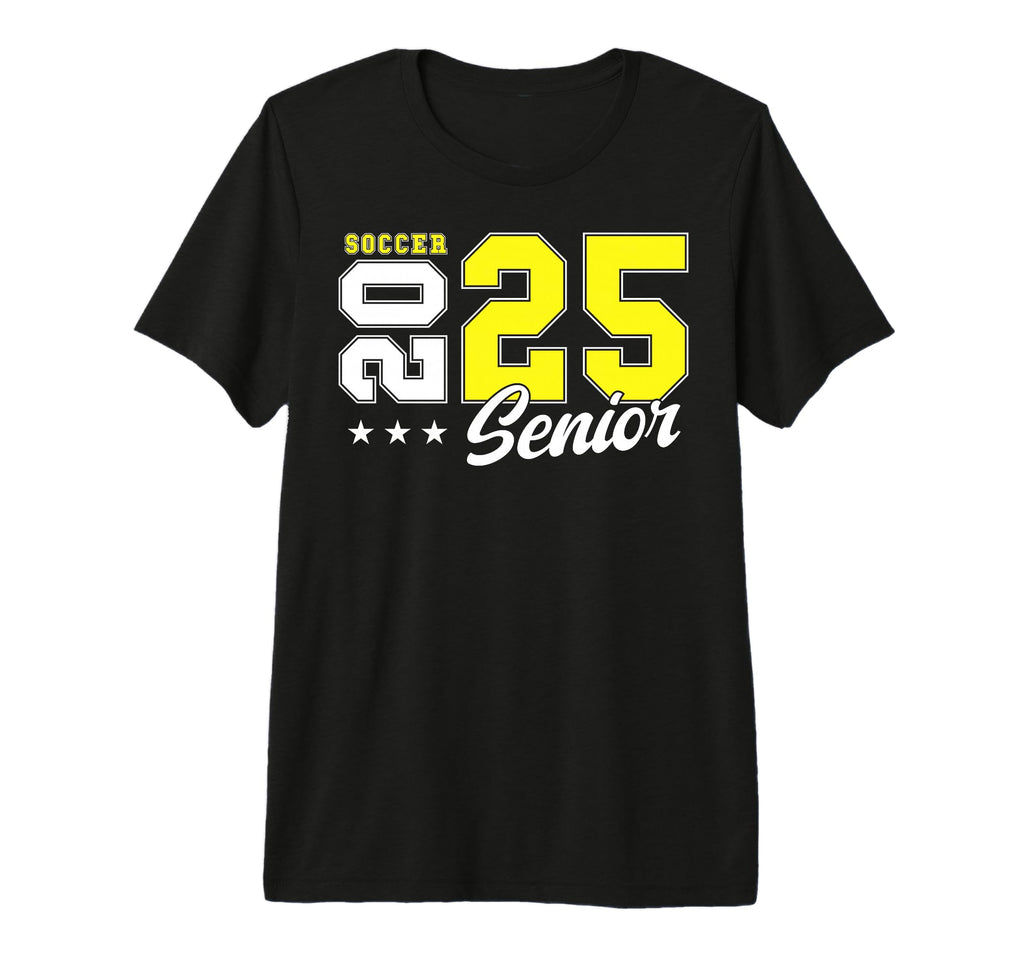 Soccer Senior Night Soccer Senior 2025 T-Shirt - Custom Art Print Unisex - T-Shirt, Sweatshirt, Hoodie