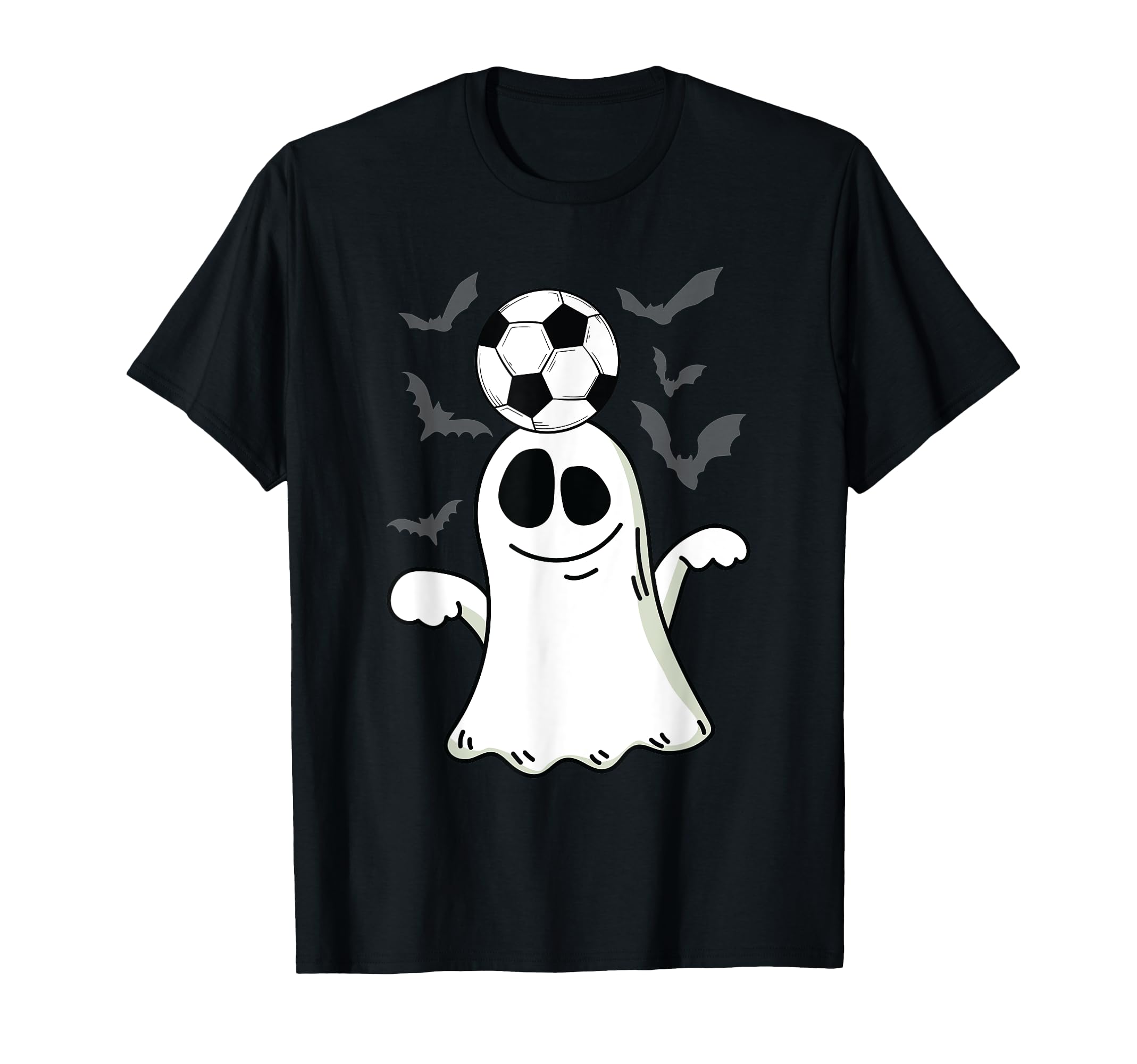 Ghost Playing Soccer Lazy Diy T-Shirt - Minimalist Print for Adults - T-Shirt, Sweatshirt, Hoodie