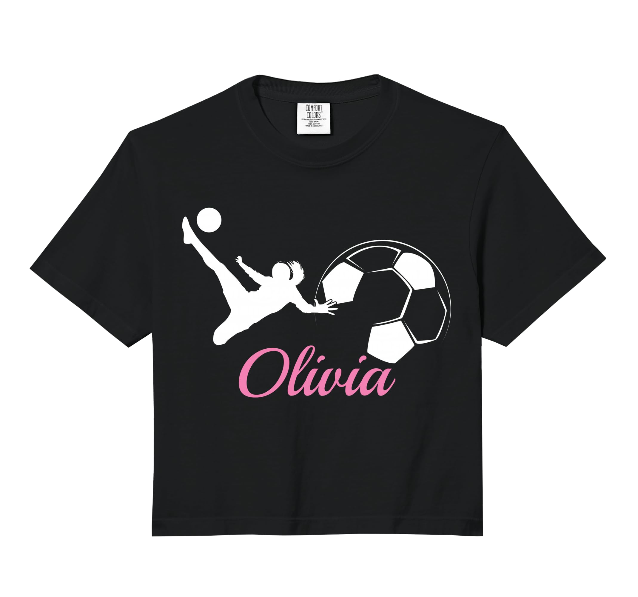 Olivia Name Soccer Personalized Gift Hoodie - Minimalist Print Men Women - T-Shirt, Sweatshirt, Hoodie
