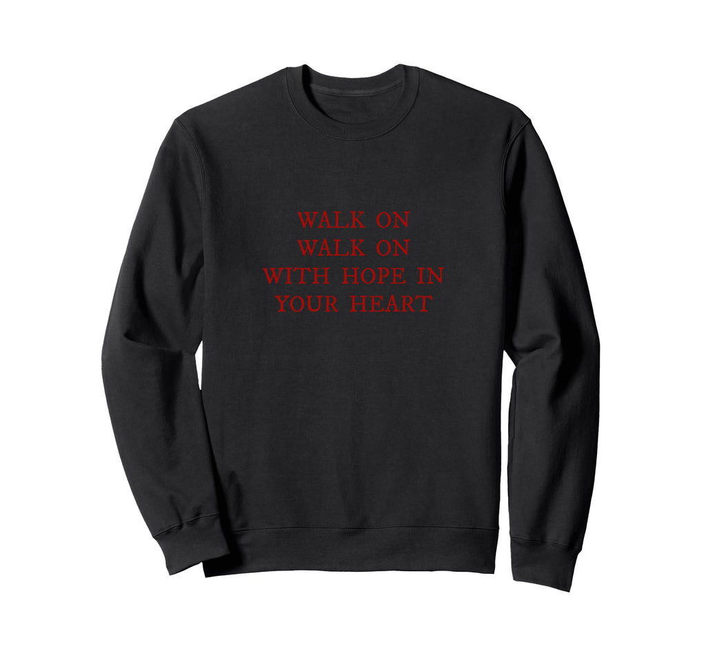 Walk Hope Your Heart Liverpool Sweatshirt - Minimalist Print for Adults - T-Shirt, Sweatshirt, Hoodie
