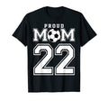 Number 22 Custom Proud Soccer Futbol T-Shirt - Aesthetic Graphic Unisex - T-Shirt, Sweatshirt, Hoodie