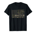 Camo Soccer Camourflage Usa Flag Player T-Shirt - Unique Graphic Unisex - T-Shirt, Sweatshirt, Hoodie