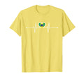 Brazil Soccer Heartbeat Brazilian T-Shirt - Unique Graphic Men Women - T-Shirt, Sweatshirt, Hoodie