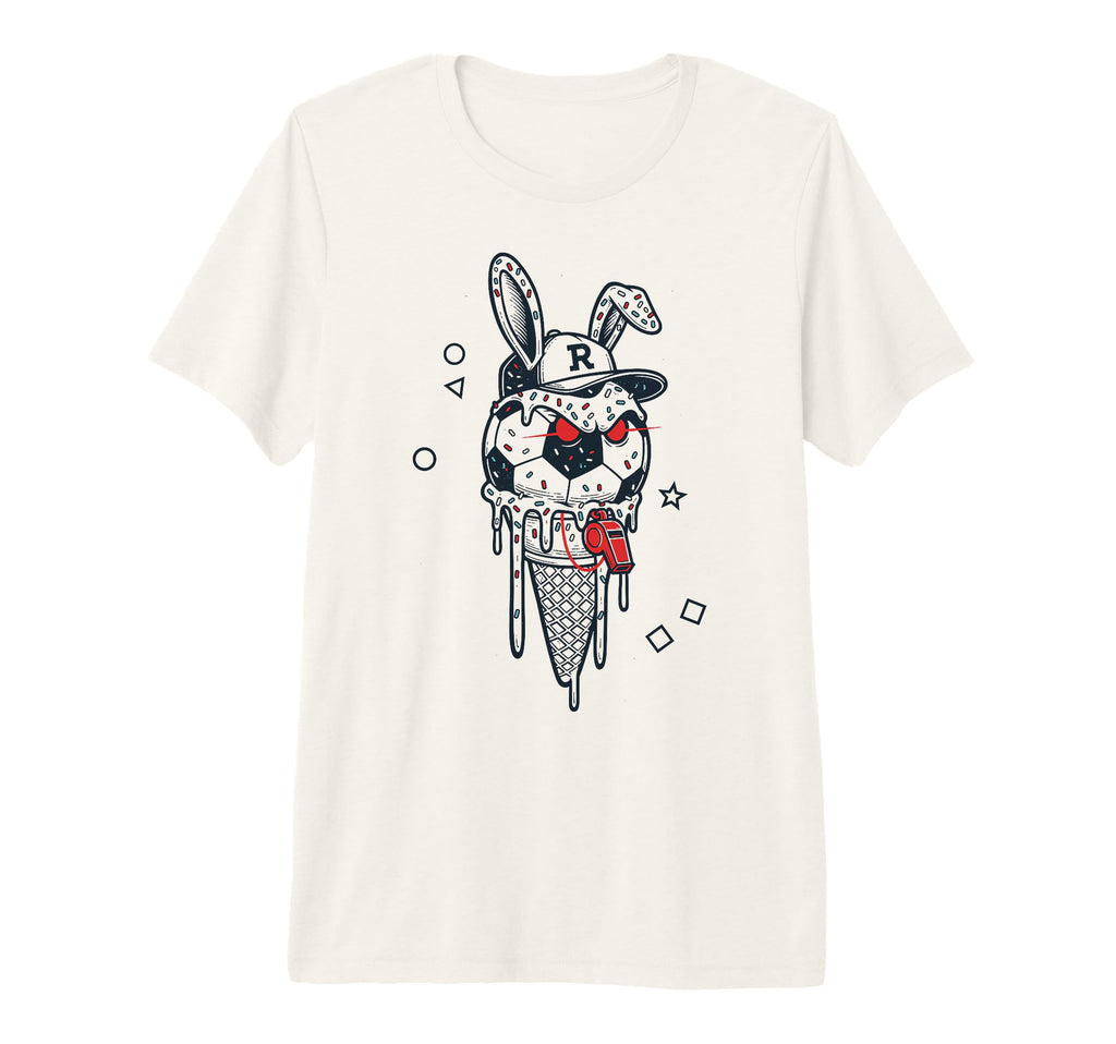 Soccer Bunny Referee Whistle Rabbit T-Shirt - Minimalist Print Unisex - T-Shirt, Sweatshirt, Hoodie
