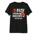 Busy Raising Ballers Football Mom T-Shirt - Unique Graphic for Adults - T-Shirt, Sweatshirt, Hoodie