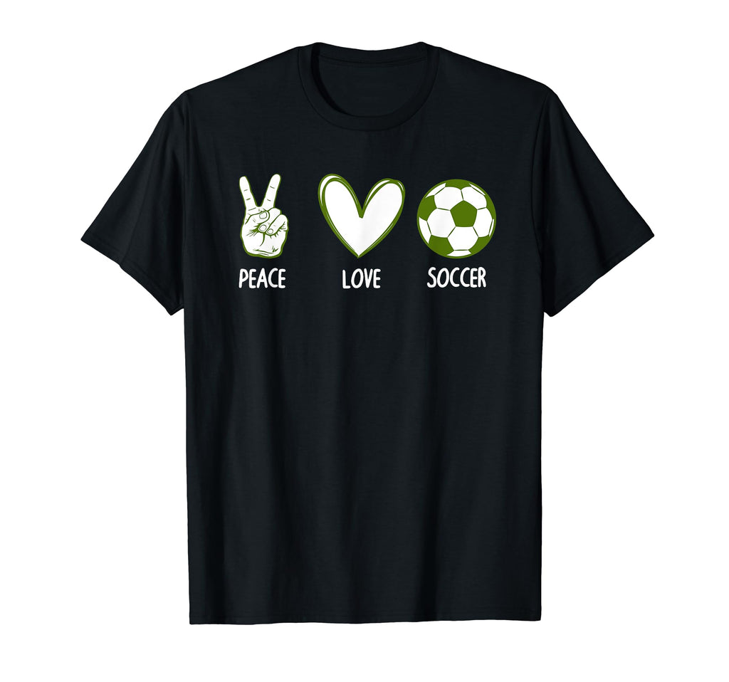 Soccer Peace Love Football Sports T-Shirt - Streetwear Style for Adults - T-Shirt, Sweatshirt, Hoodie