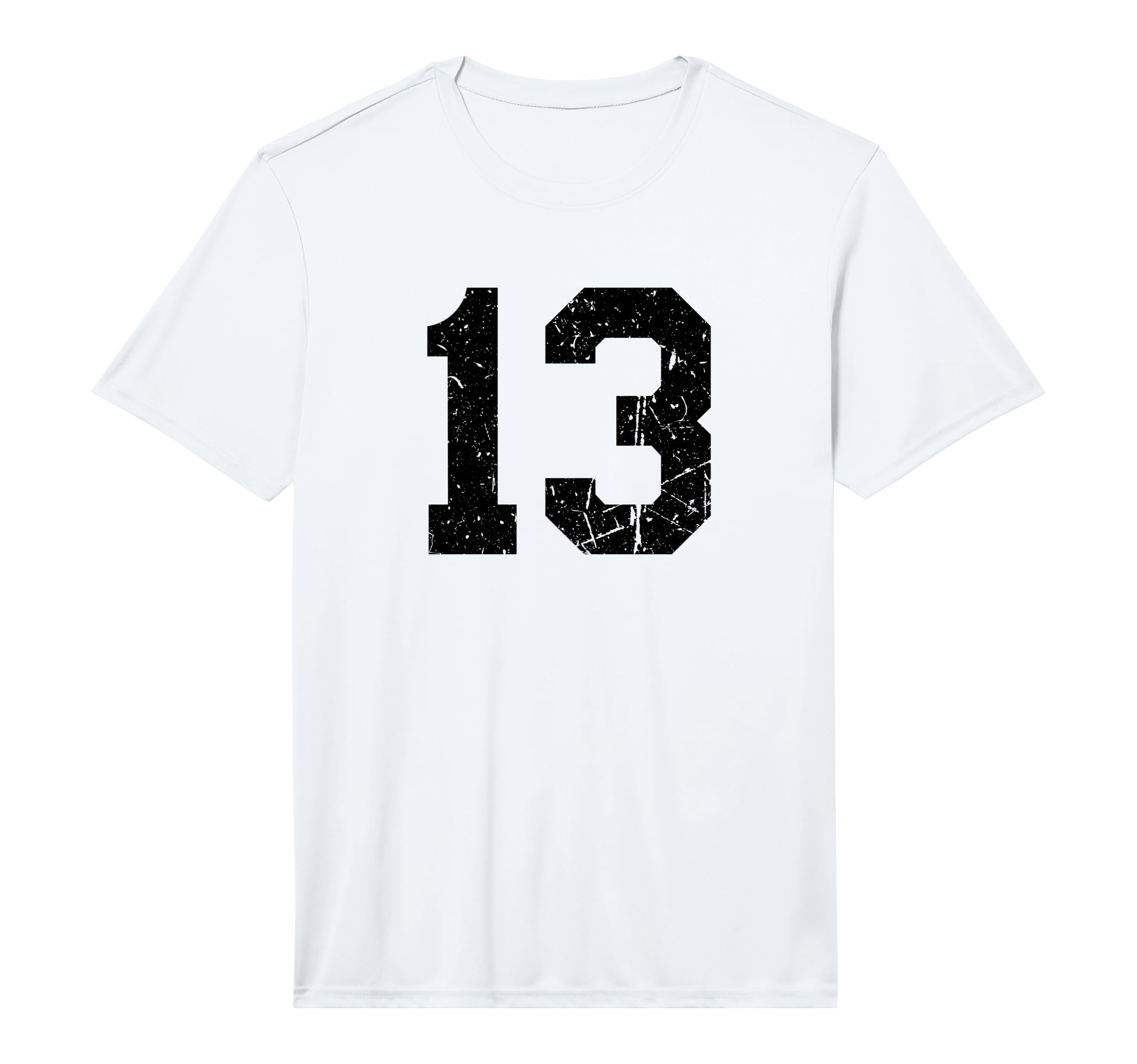 Black Distressed Sport Team T-Shirt - Casual Everyday Wear for Adults - T-Shirt, Sweatshirt, Hoodie