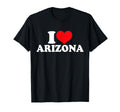 I Love Arizona I Heart Arizona T-Shirt - Minimalist Print Unisex - T-Shirt, Sweatshirt, Hoodie