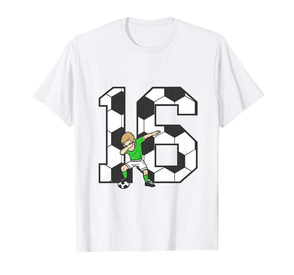 16 Year Old Soccer Player 16Th T-Shirt - Fun Novelty Design for Adults - T-Shirt, Sweatshirt, Hoodie