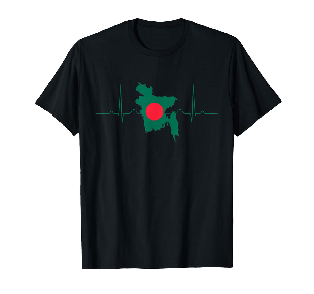 Bangladesh Heart Bangladeshi T-Shirt - Custom Art Print for Adults - T-Shirt, Sweatshirt, Hoodie