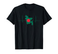 Bangladesh Heart Bangladeshi T-Shirt - Custom Art Print for Adults - T-Shirt, Sweatshirt, Hoodie