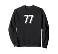 Number 77 80S 90S Soccer Team Jersey Sweatshirt - Unique Graphic Men Women - T-Shirt, Sweatshirt, Hoodie