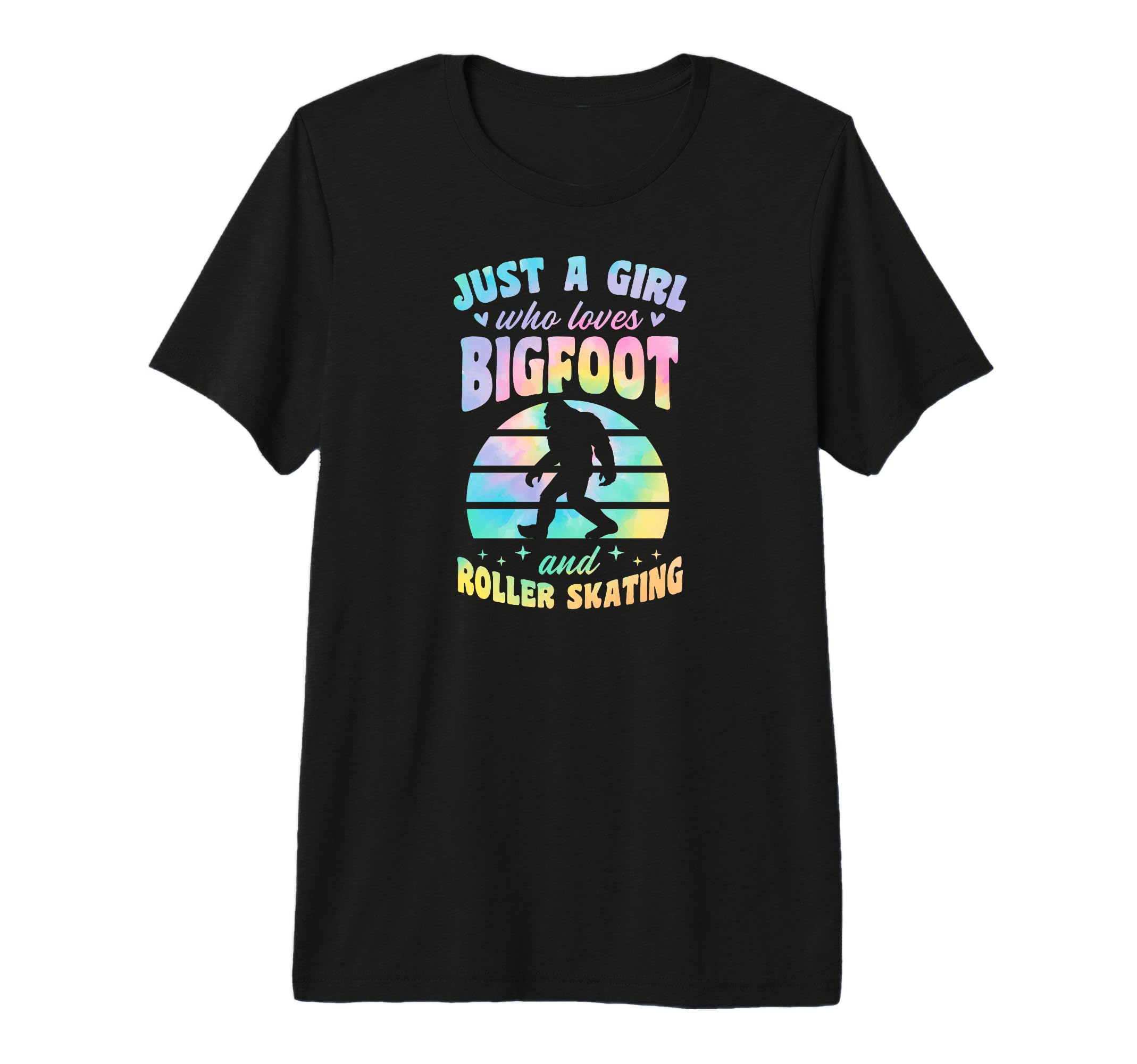 Just Who Loves Bigfoot And Roller T-Shirt - Casual Everyday Wear Men Women - T-Shirt, Sweatshirt, Hoodie