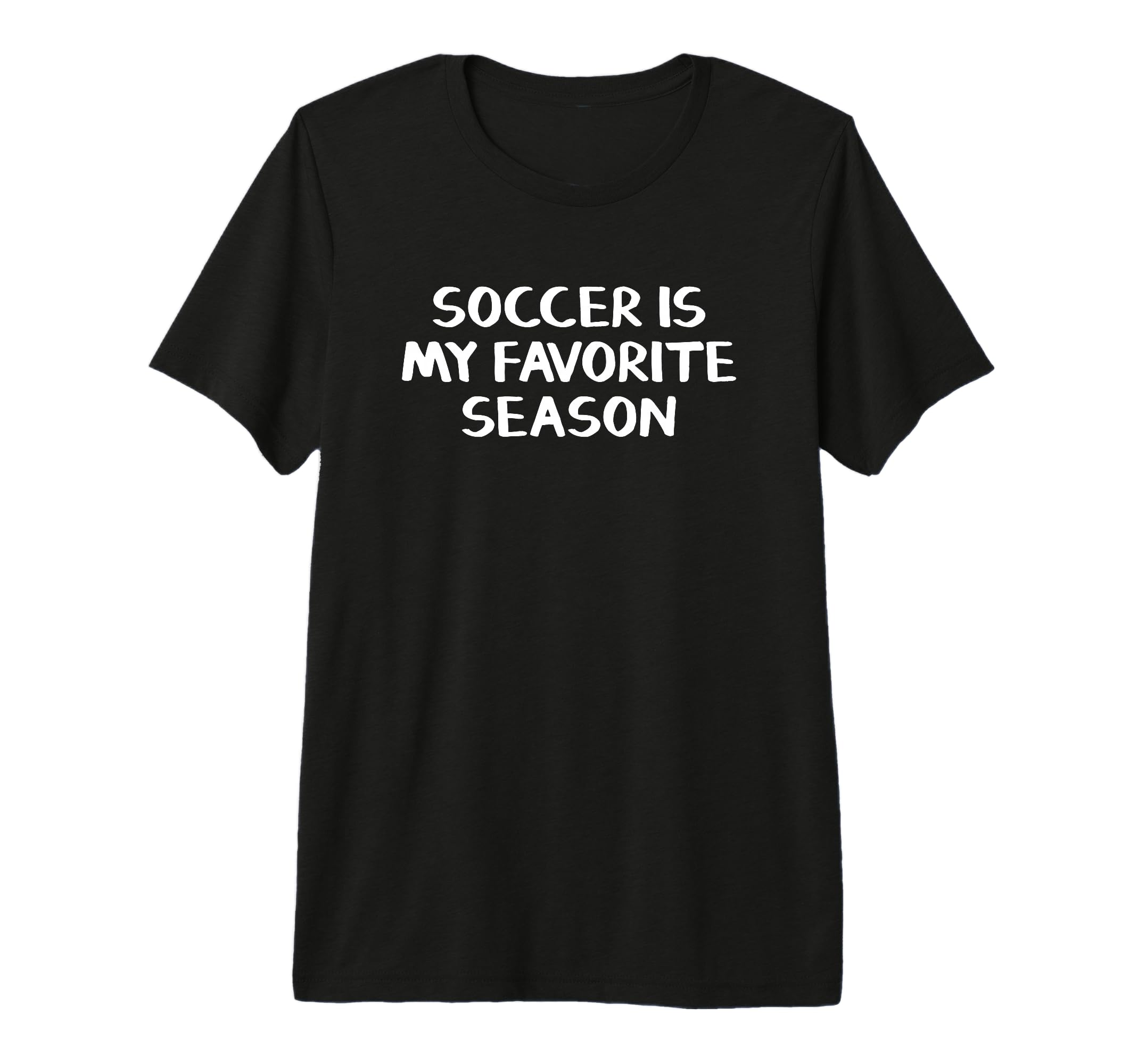 Soccer Is My Favorite Season Tri Blend T-Shirt - Aesthetic Graphic Unisex - T-Shirt, Sweatshirt, Hoodie