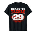 Football 29Th Birthday Player Tackle T-Shirt - Custom Art Print Men Women - T-Shirt, Sweatshirt, Hoodie