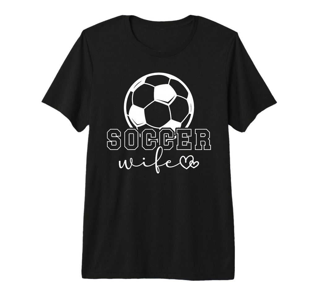Soccer Wife Soccer Player Heart T-Shirt - Aesthetic Graphic Men Women - T-Shirt, Sweatshirt, Hoodie