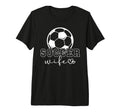 Soccer Wife Soccer Player Heart T-Shirt - Aesthetic Graphic Men Women - T-Shirt, Sweatshirt, Hoodie
