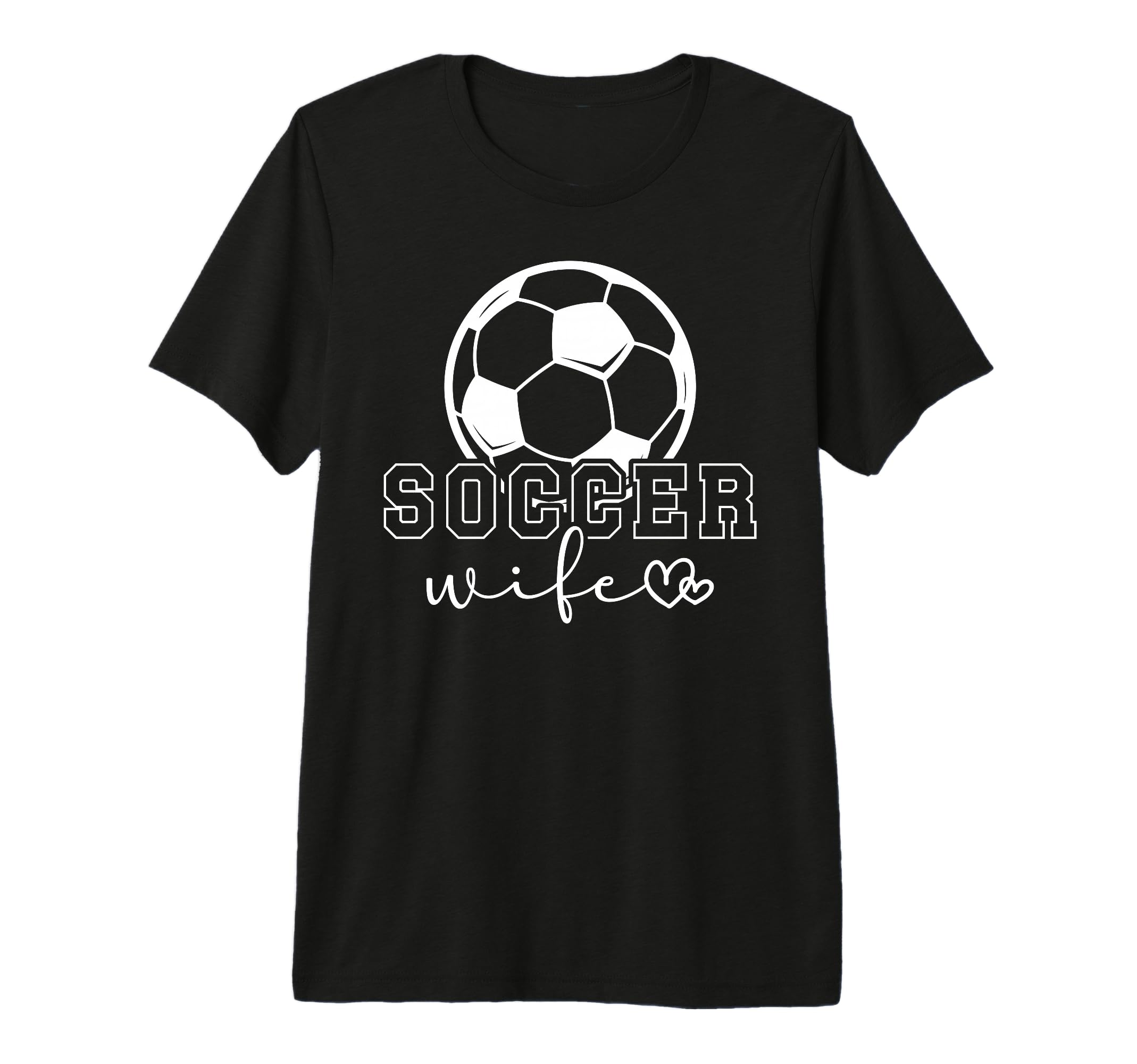 Soccer Wife Soccer Player Heart T-Shirt - Aesthetic Graphic Men Women - T-Shirt, Sweatshirt, Hoodie