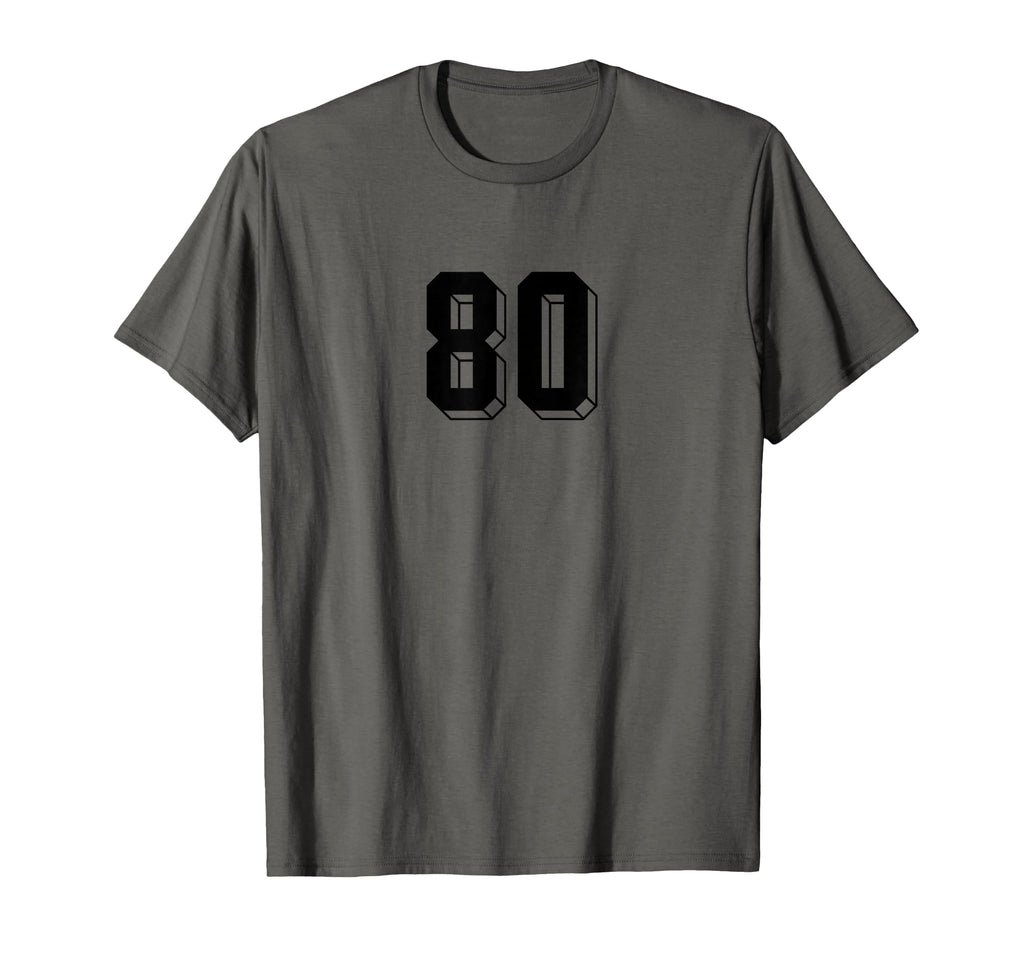 Number 80 80S 90S Soccer Team Jersey T-Shirt - Trendy Graphic Men Women - T-Shirt, Sweatshirt, Hoodie