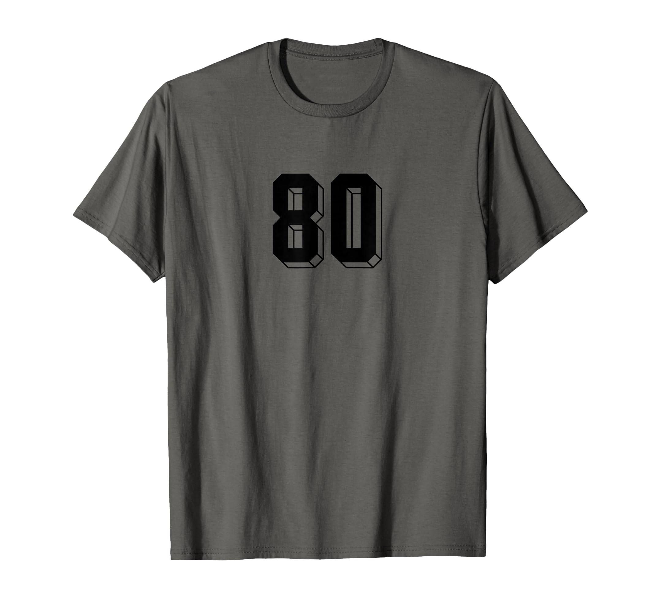 Number 80 80S 90S Soccer Team Jersey T-Shirt - Trendy Graphic Men Women - T-Shirt, Sweatshirt, Hoodie