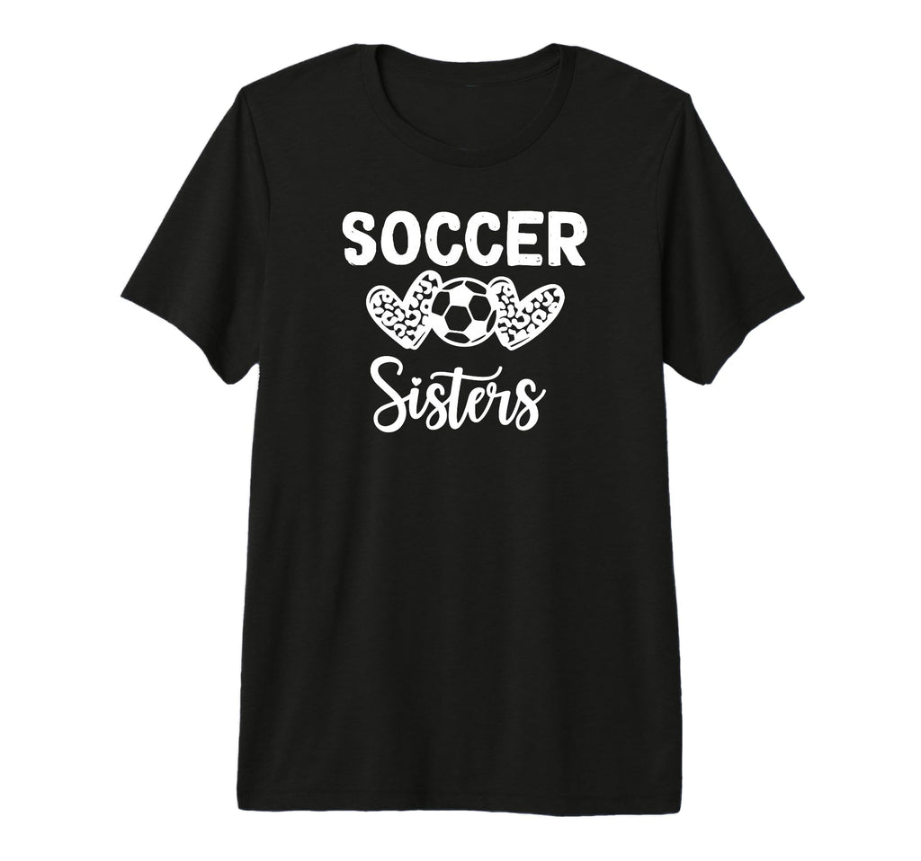 Soccer Sister Leopard Tri Blend T-Shirt - Casual Everyday Wear for Adults - T-Shirt, Sweatshirt, Hoodie