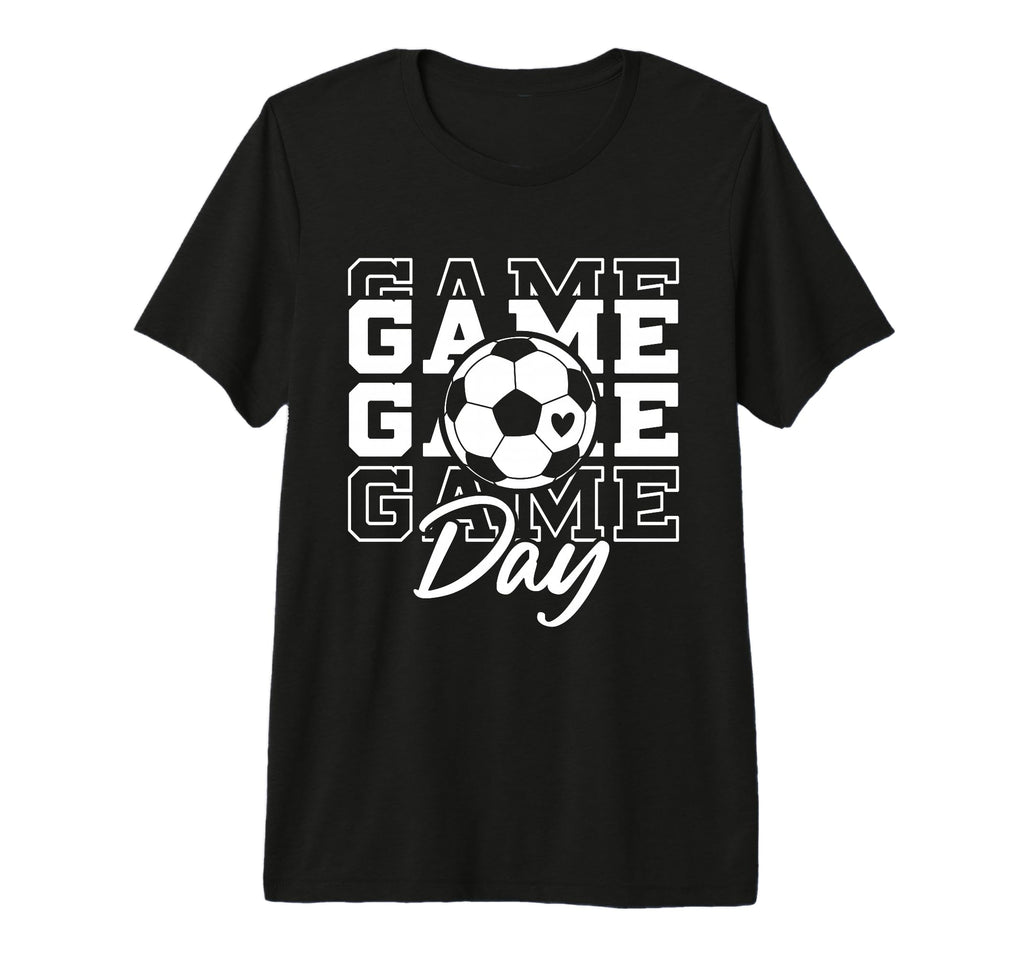 Game Day Soccer Ball Soccer Mom Supporter T-Shirt - Graphic Print Unisex - T-Shirt, Sweatshirt, Hoodie