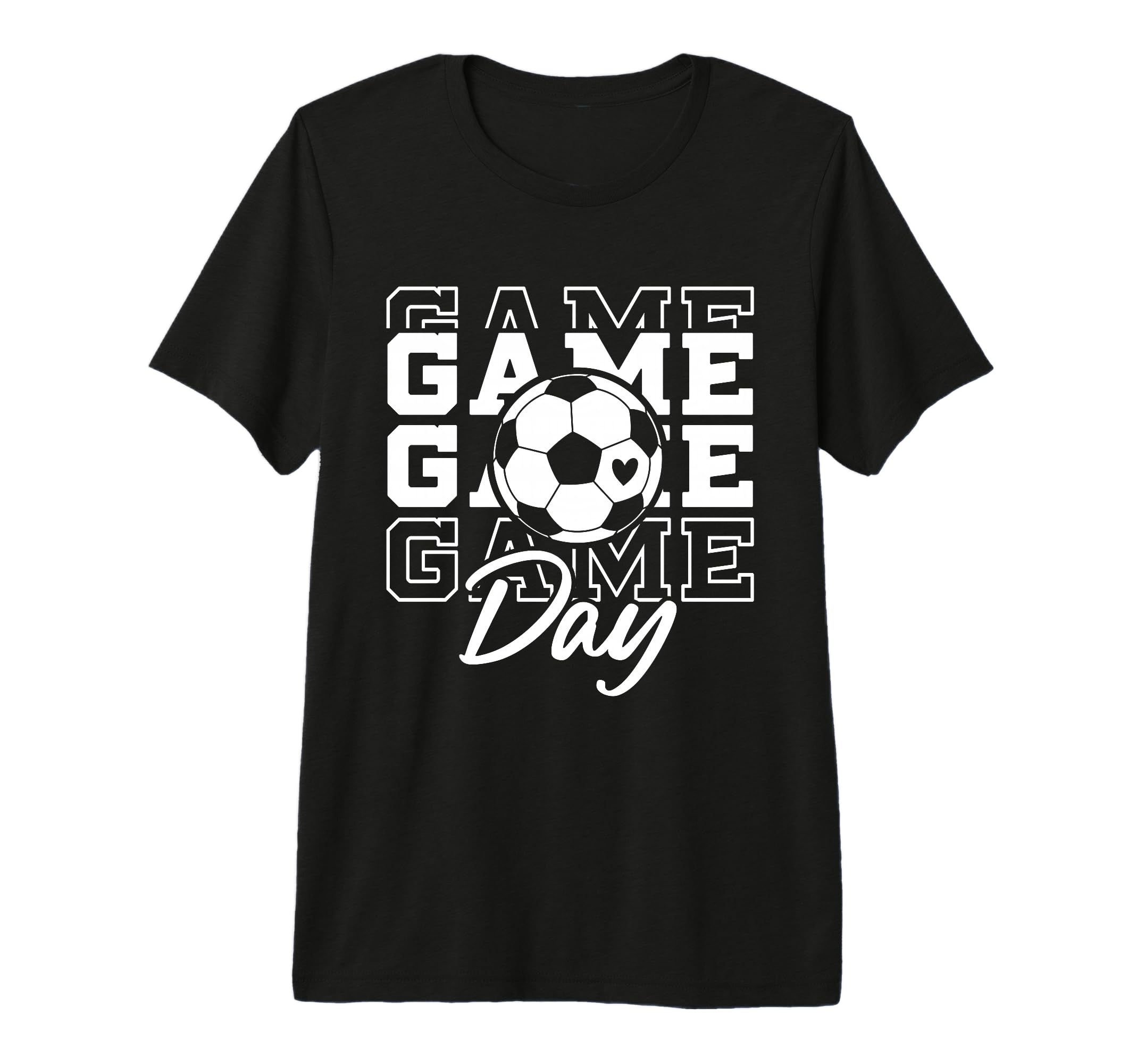 Game Day Soccer Ball Soccer Mom Supporter T-Shirt - Graphic Print Unisex - T-Shirt, Sweatshirt, Hoodie